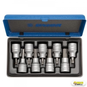 Set de chei Unior tubulare cu profil surubelnita 1/2'' in cutie metalica - 192/11 > Seturi de chei