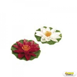 Decoratiune lac - Nufar plastic - rosu Gardena > Decoratiuni