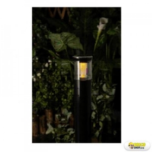 Lampa solara plastic, led galben Flink > Corpuri de iluminat de exterior