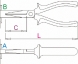 Cleste izolat la 1000 V Unior 160 - 472 VDE BI Clesti izolati la 1000 V