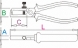 Cleste izolat la 1000 V Unior 160 - 478 VDE BI Clesti izolati la 1000 V