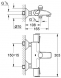 Baterie de cada Grohe Grohterm 1000 cu termostat Baterii de cada