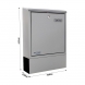 Cutie postala exterior Rottner Libro, 435x300x100 mm, inox Cutii postale