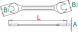 Cheie fixa Unior 1' x 1,1/8'' Chei fixe