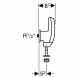 Robinet electronic UR 55B Geberit Baterii pisoar