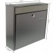 Cutie postala exterior Burg Wachter Borkum 3878 Ni, 322x362x100 mm, inox, argintie Cutii postale