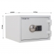 Seif antifoc Fire Safe 30 EL,cifru electronic, 445x315x450 mm, 57 kg Seifuri